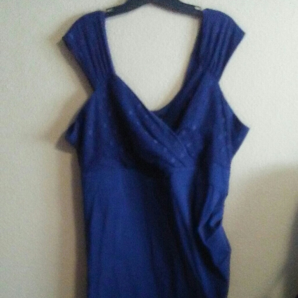 Blue dress